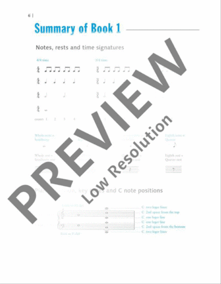 The Classical Piano Method Piano Method scores gallery preview page 7