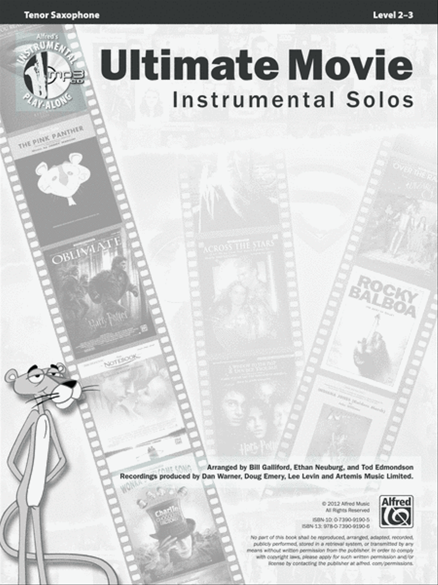 Ultimate Movie Instrumental Solos Tenor Saxophone scores gallery preview page 2