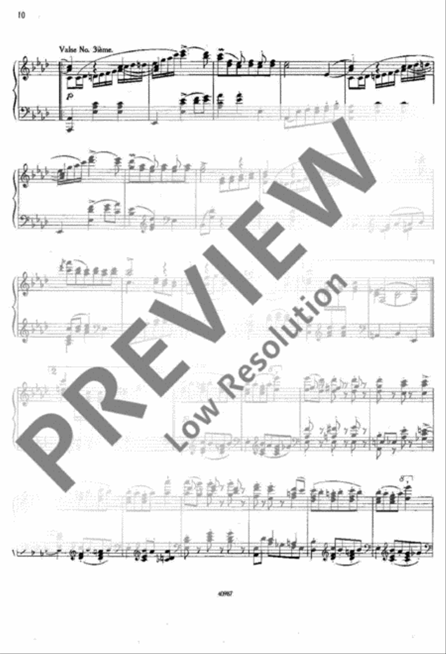 Arabesken Piano Solo scores gallery preview page 11