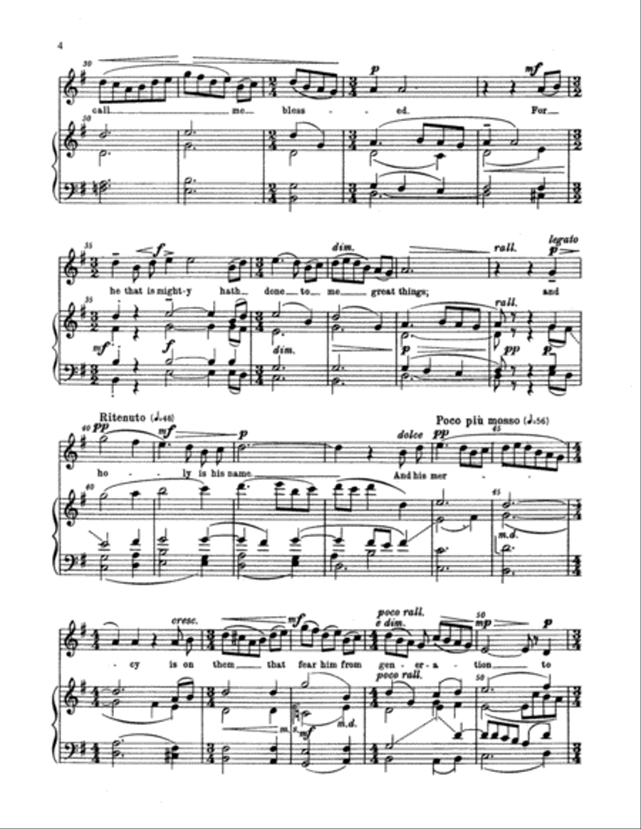 My Soul Doth Magnify the Lord (Magnificat) Orchestra scores gallery preview page 3