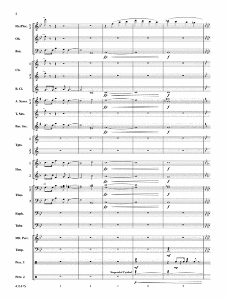 Heroes of the American Revolution: Score Concert Band scores gallery preview page 4