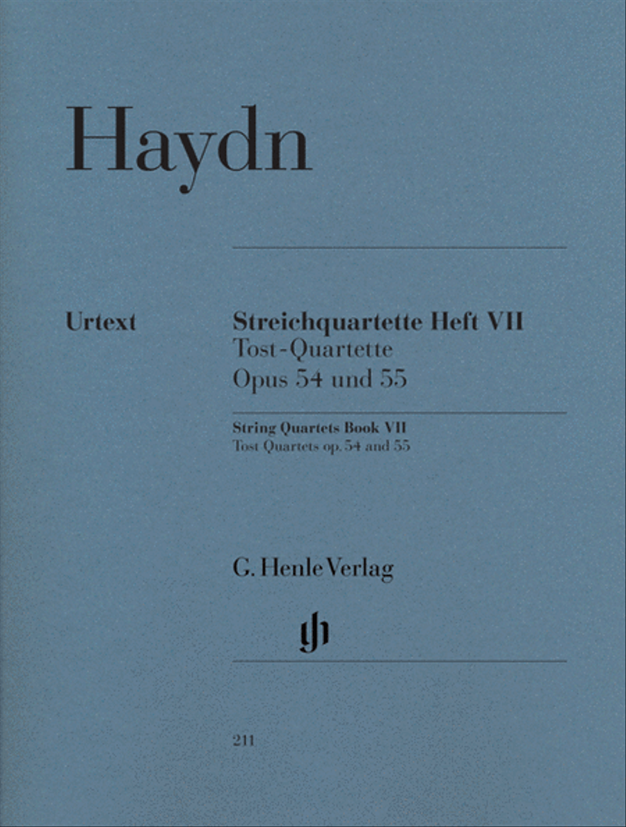 String Quartets, Vol. VII, Op. 54 and Op. 55 (Tost Quartets) String Quartet scores gallery preview page 1