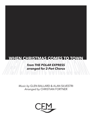 Book cover for When Christmas Comes To Town