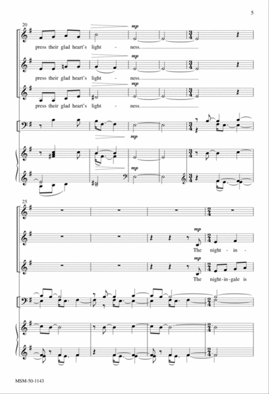 Carol of the Birds Carol of the Birds SSA scores gallery preview page 5
