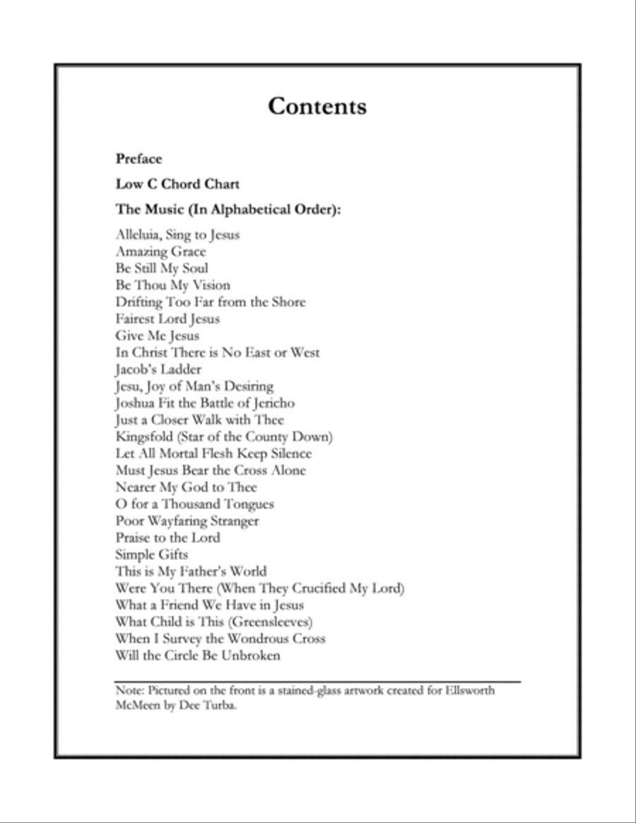 Gospel Guitar Treasures (100+ pages; spiritual music for fingerstyle guitar) Acoustic Guitar scores gallery preview page 4
