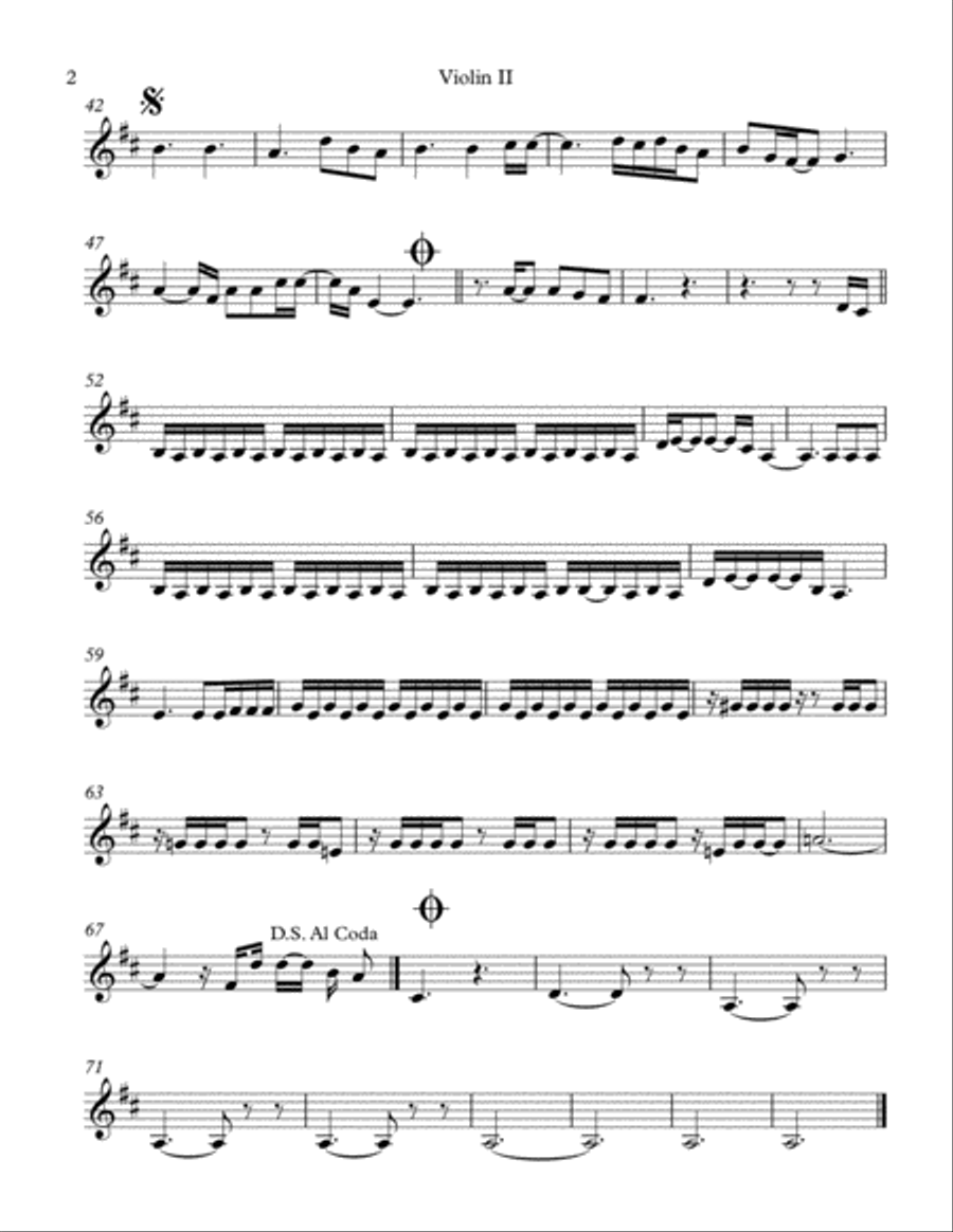 I Won't Give Up String Quartet scores gallery preview page 4