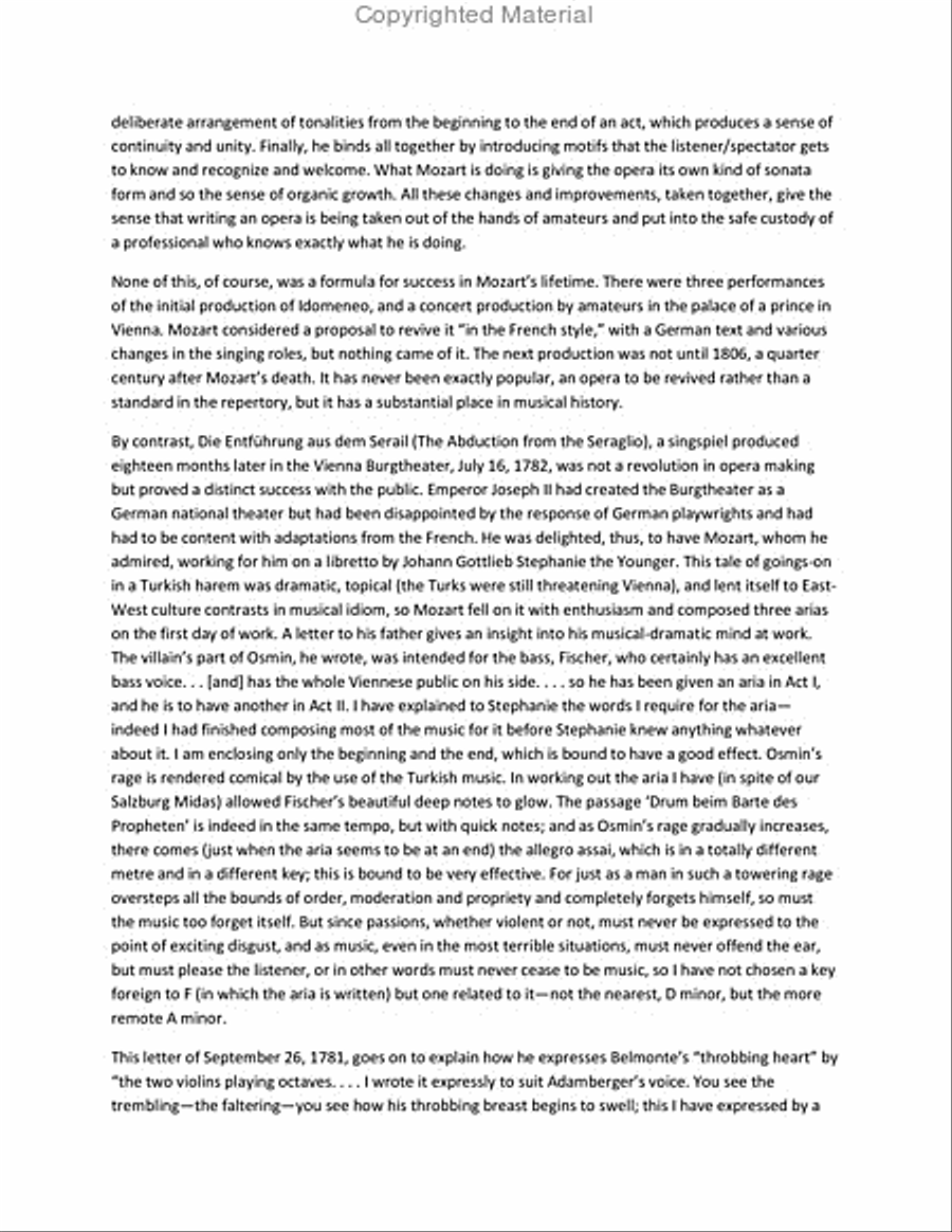 Mozart: A Life Collection / Songbook scores gallery preview page 5