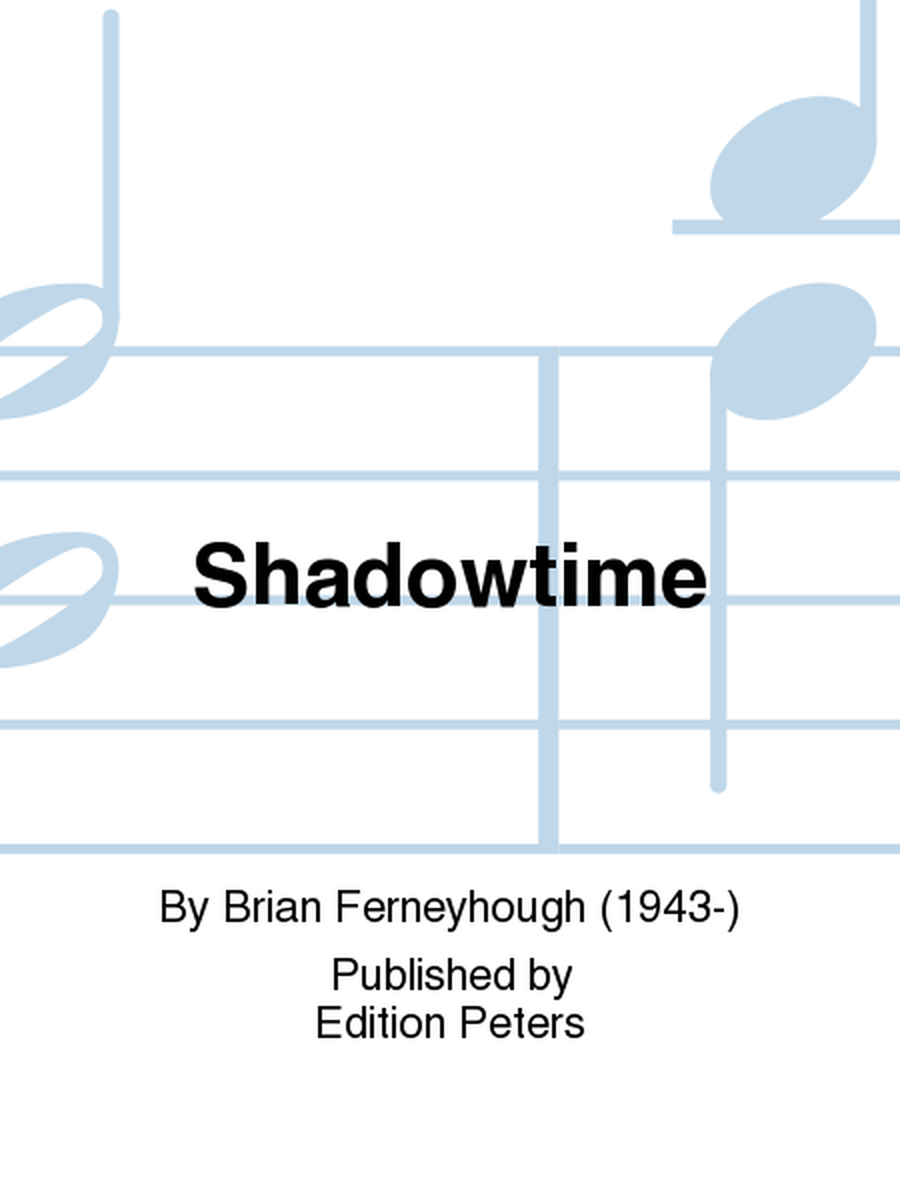 Shadowtime (Full Score) image number null