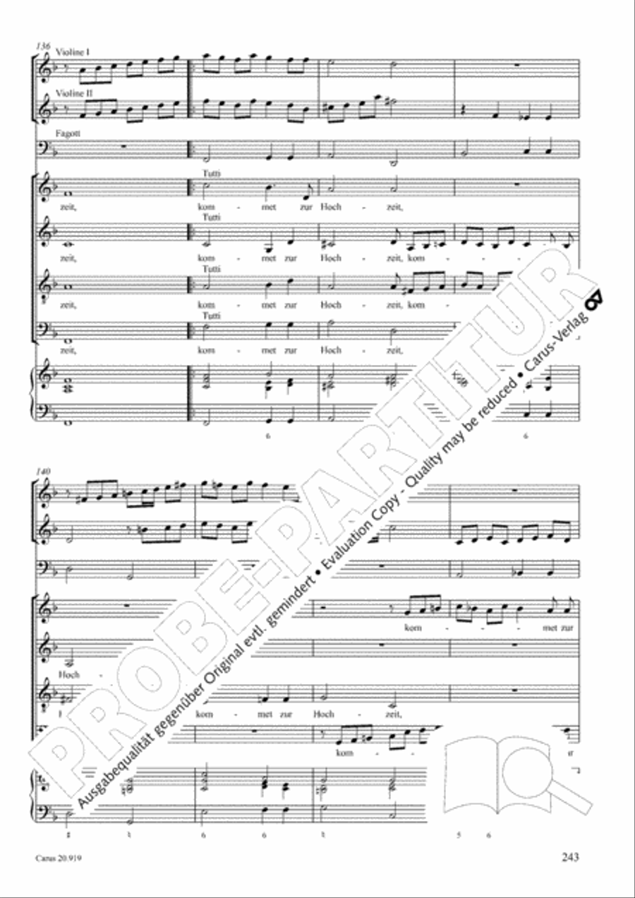 Opera varia I. Works with 1-7 parts (Complete edition, vol. 19) [Werke mit 1-7 obligaten Stimmen] Score scores gallery preview page 300