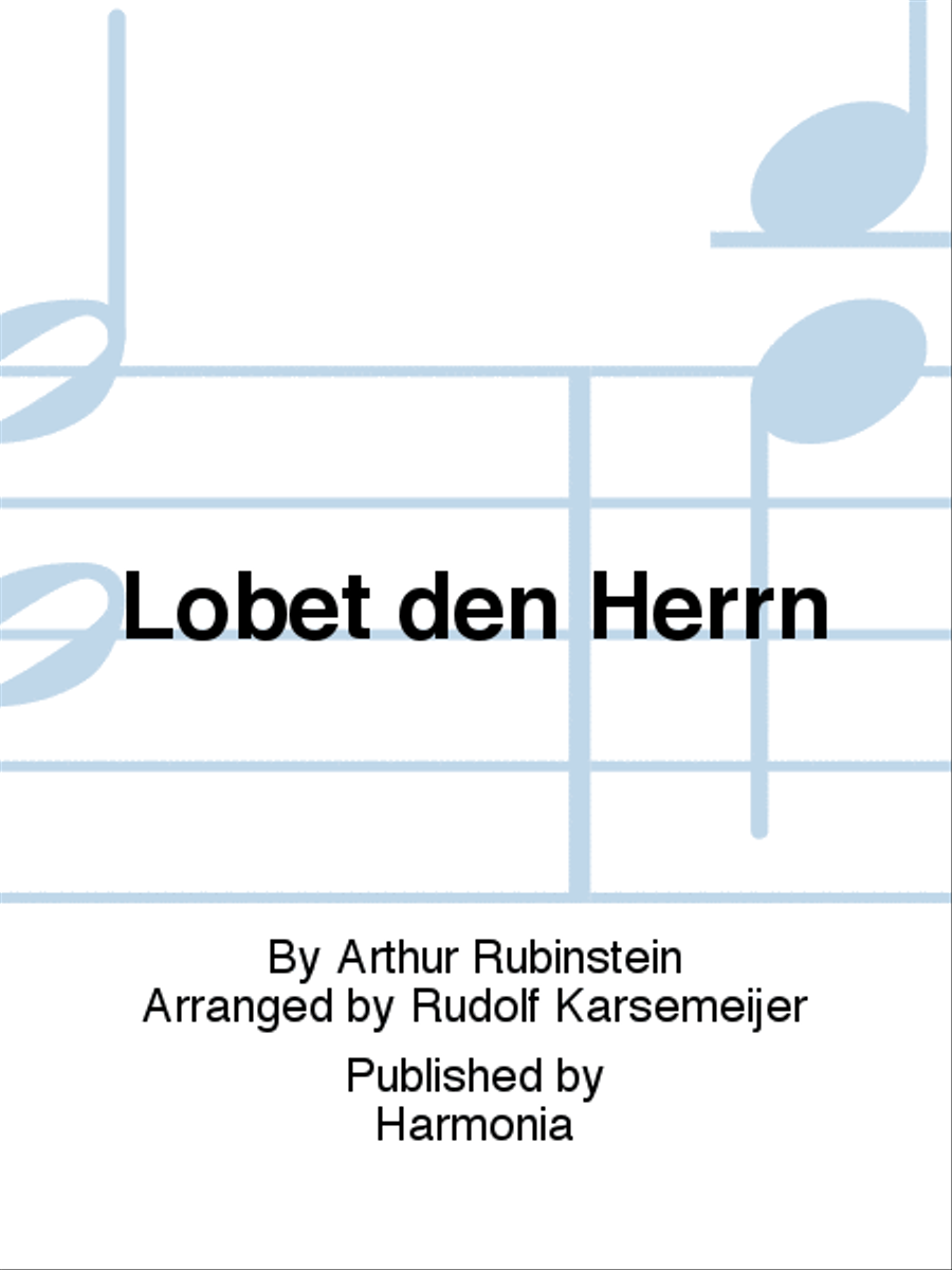 Lobet den Herrn