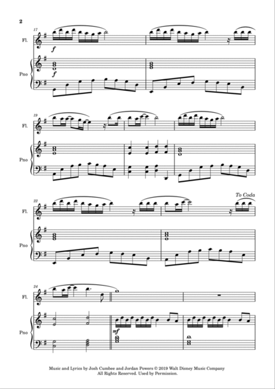 Wondering Flute Solo scores gallery preview page 2