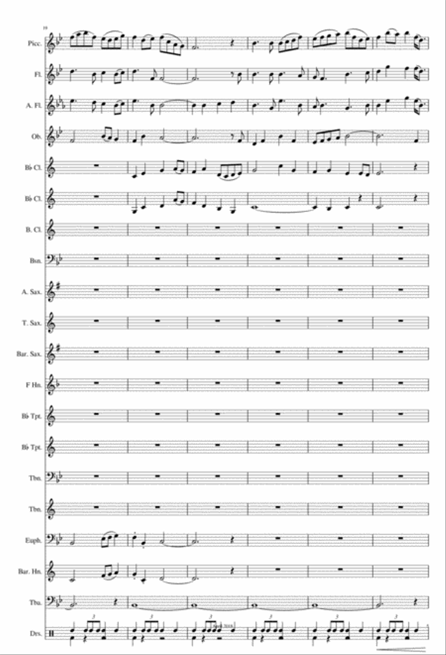 The Parting Glass Concert Band scores gallery preview page 5