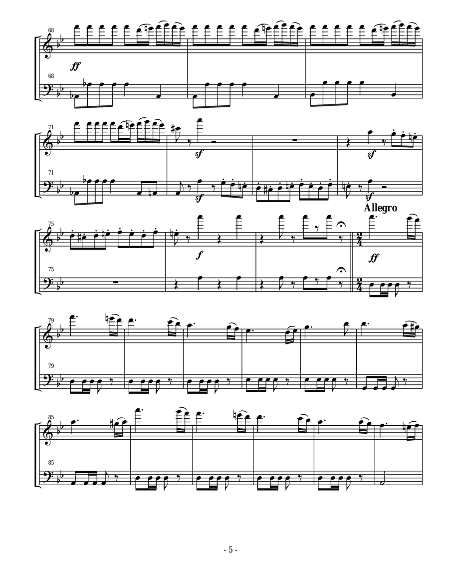 Old War Horses book for flute and bassoon duet Woodwind Duet scores gallery preview page 6