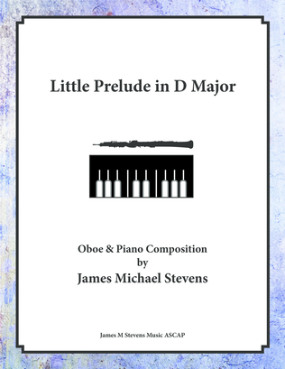 Book cover for Little Prelude in D Major - Oboe & Piano