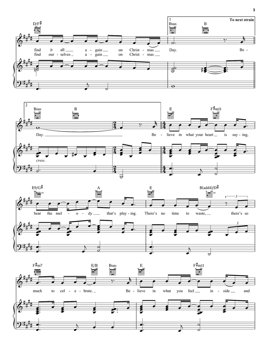 Believe (from The Polar Express) Acoustic Guitar scores gallery preview page 3
