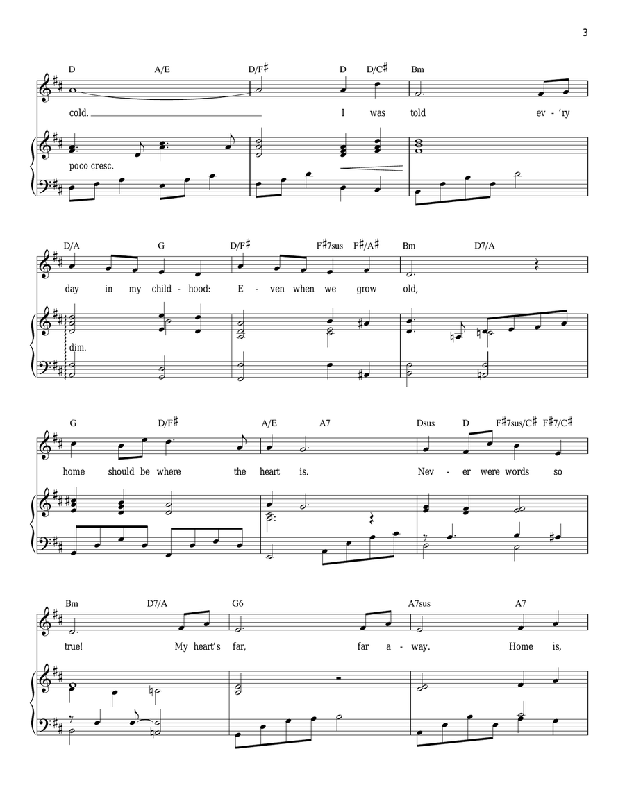 Home Piano, Vocal scores gallery preview page 3