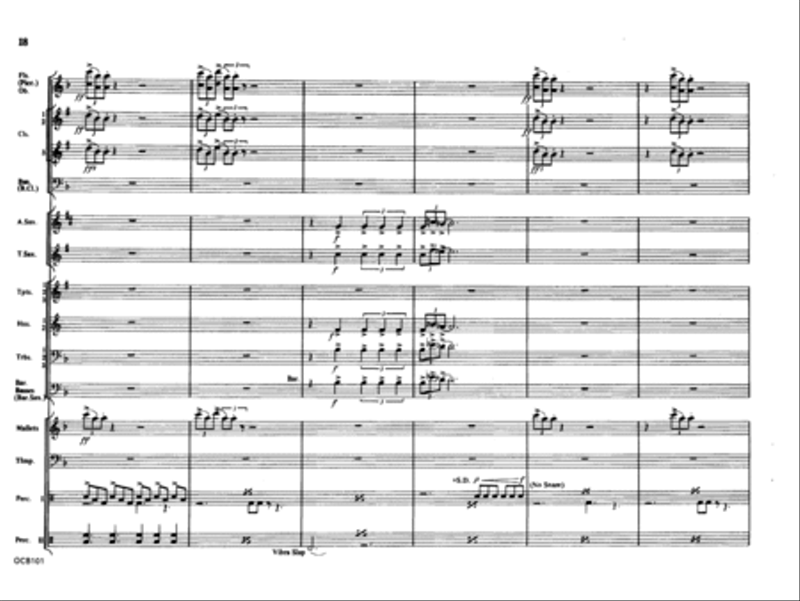 Mazama Concert Band scores gallery preview page 17