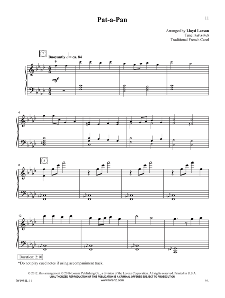 Christmas in Ivory Piano Solo scores gallery preview page 7
