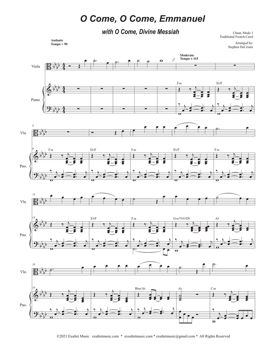 O Come, O Come, Emmanuel (with 