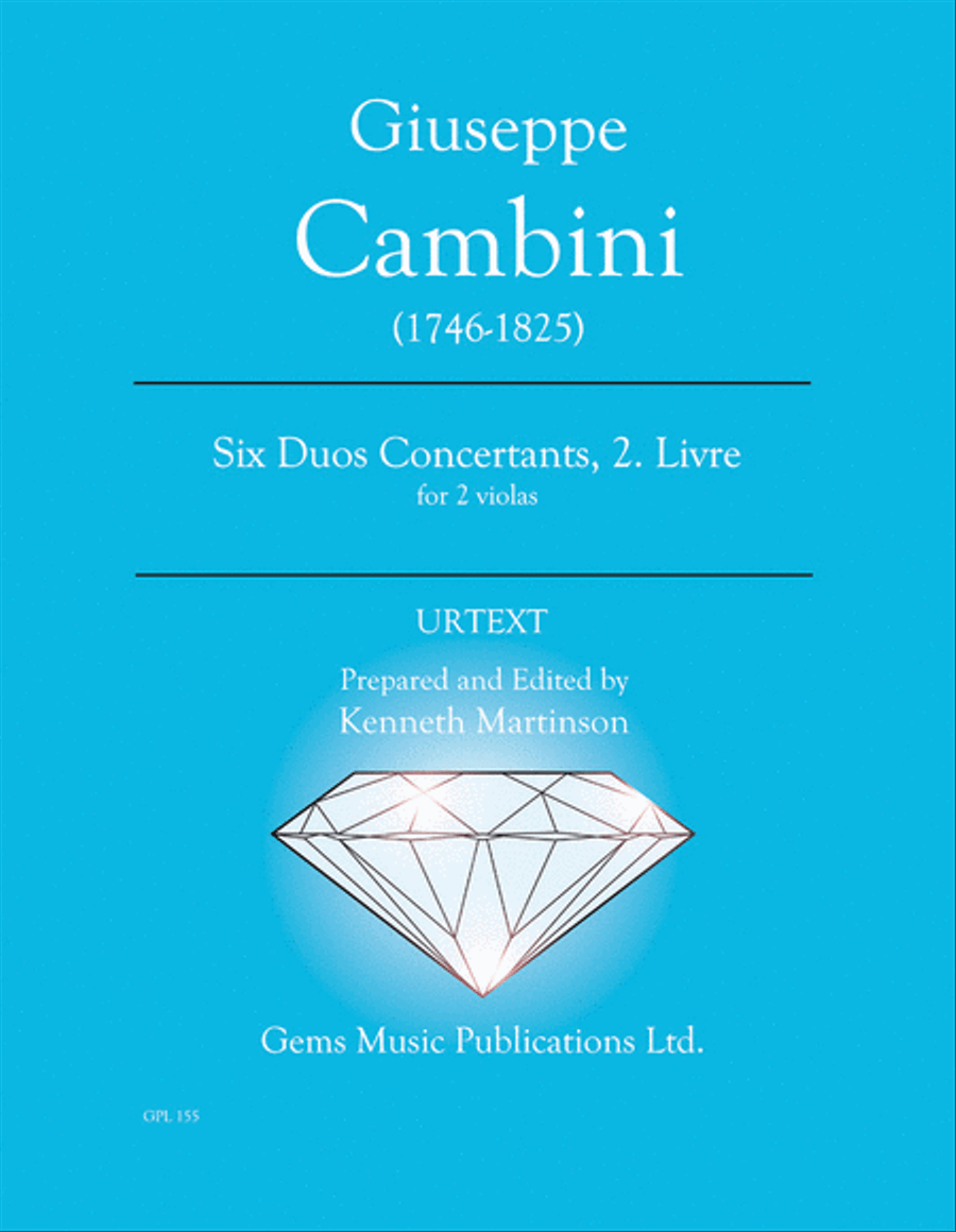 Six Duos Concertants, 2. Livre for 2 violas (#7-12) String Duet scores gallery preview page 1