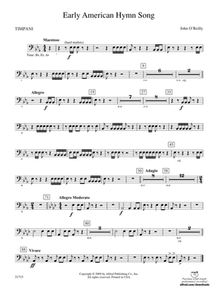 Early American Hymn Song: Timpani
