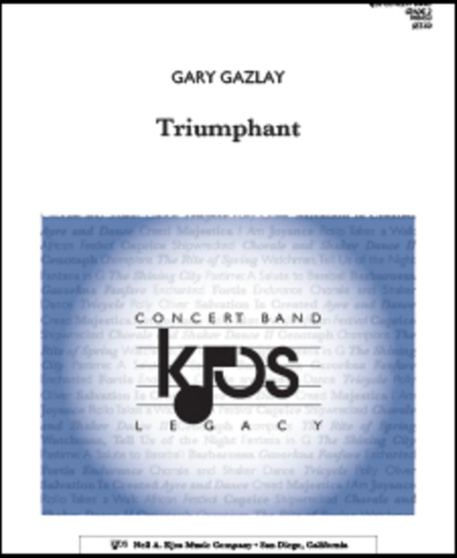 Triumphant Triumphant Concert Band scores gallery preview page 1
