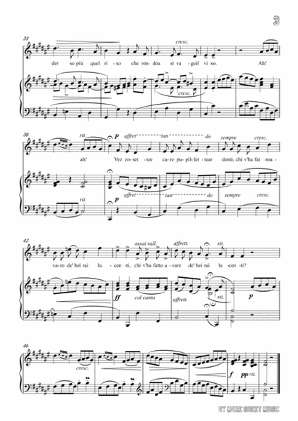 Falconieri-Vezzosette e care pupillette in F sharp Major,for voice and piano image number null