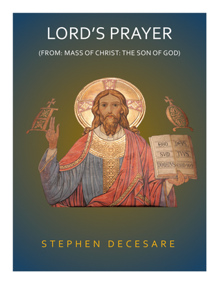 Book cover for Lord's Prayer (from "Mass of Christ: the Son of God")