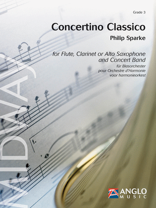 Book cover for Concertino Classico for Flute and Concert Band
