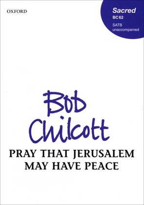 Pray that Jerusalem may have peace