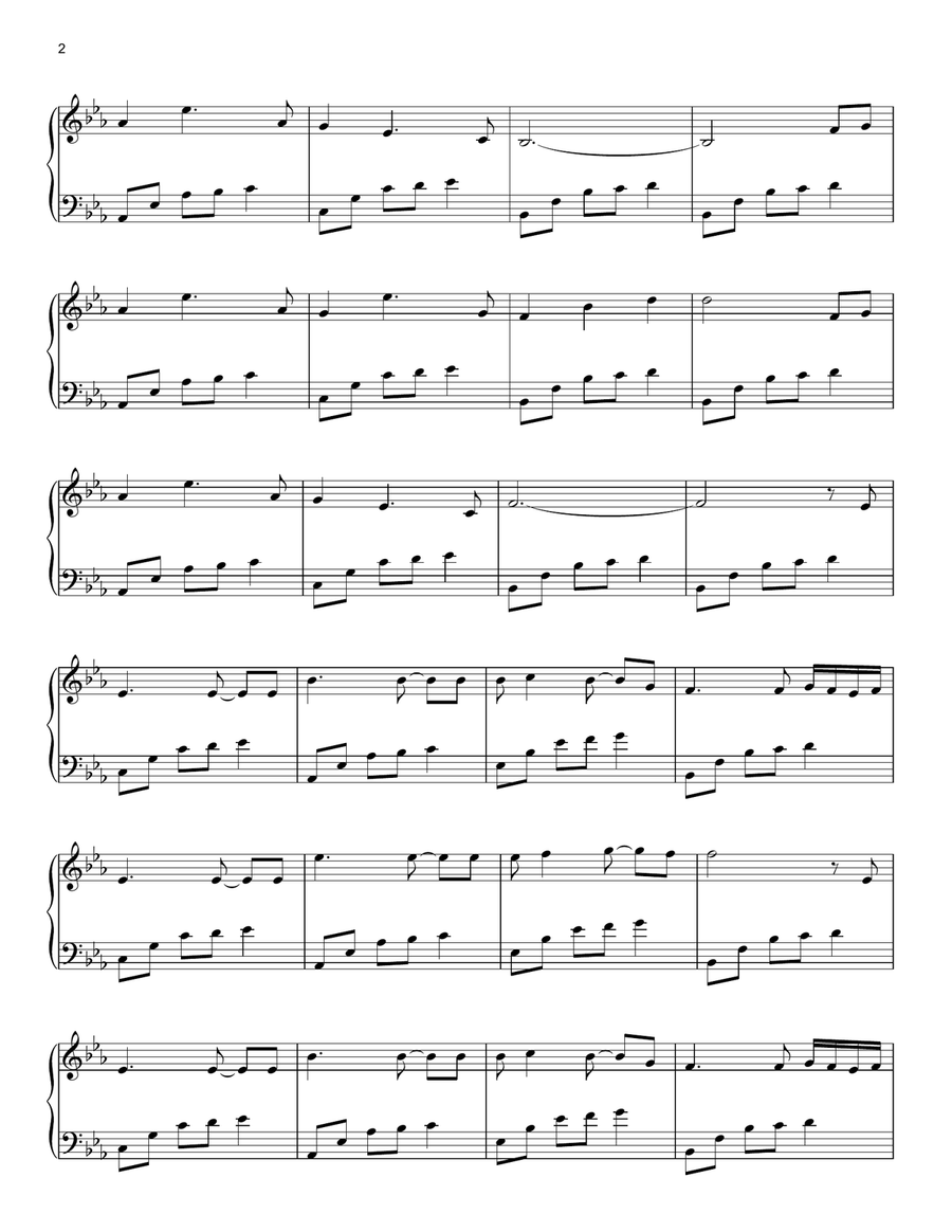 A Simple Life A Simple Life Piano Solo scores gallery preview page 2