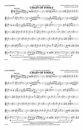 Chain of Fools: 1st B-flat Trumpet