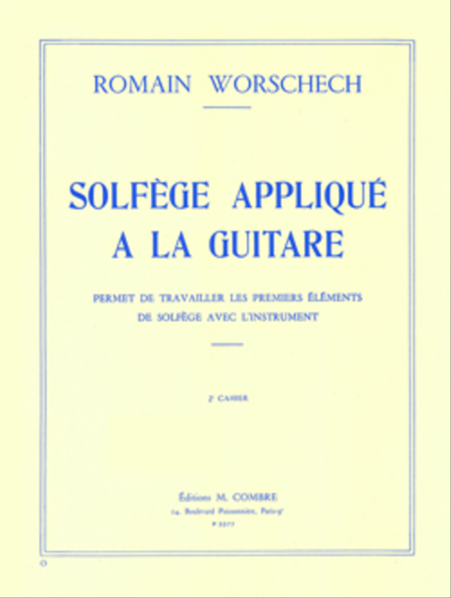 Solfege applique a la guitare - Volume 2 Guitar scores gallery preview page 1