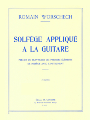 Solfege applique a la guitare - Volume 2