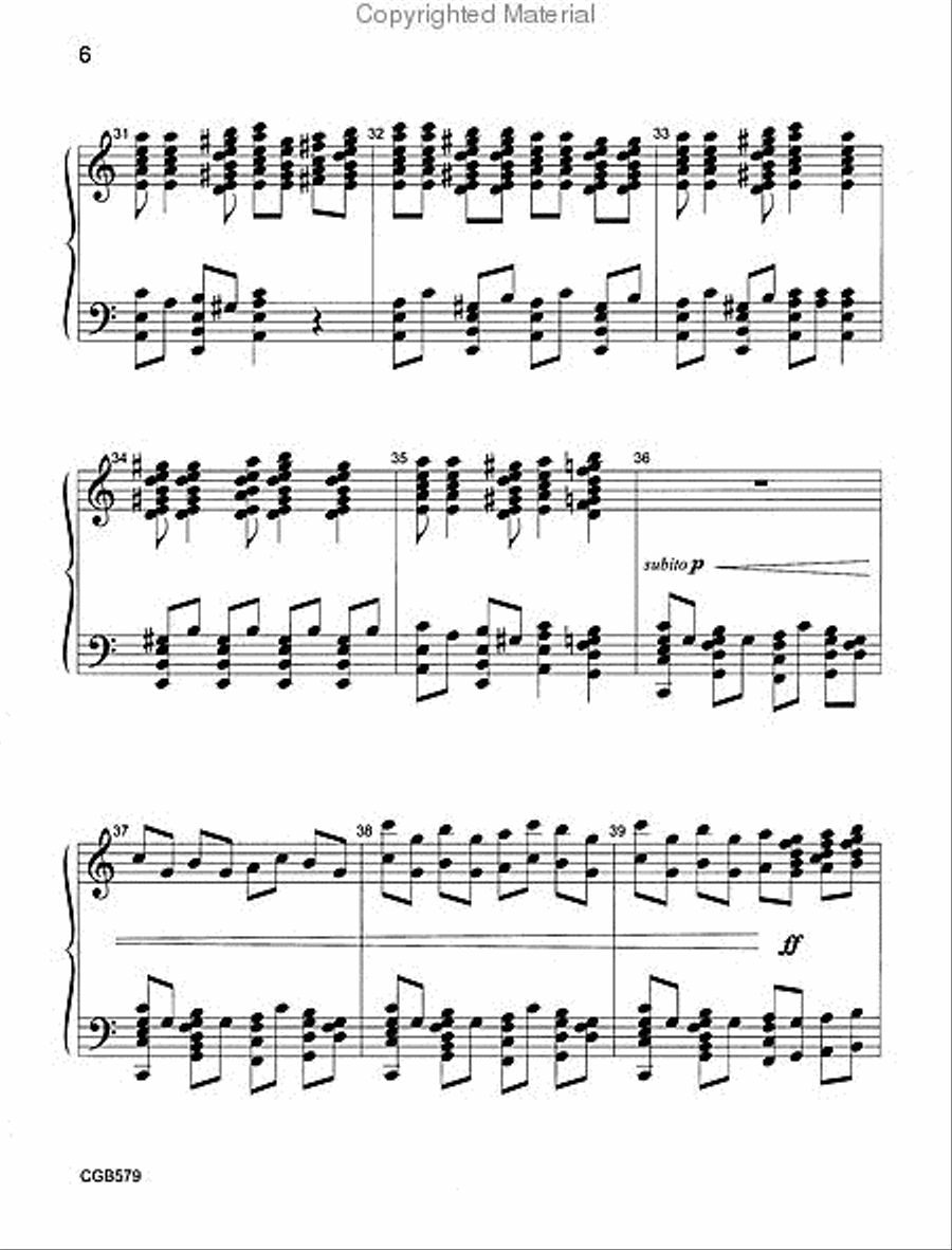 I've Got the Joy [Down in My Heart] Handbell Choir scores gallery preview page 3