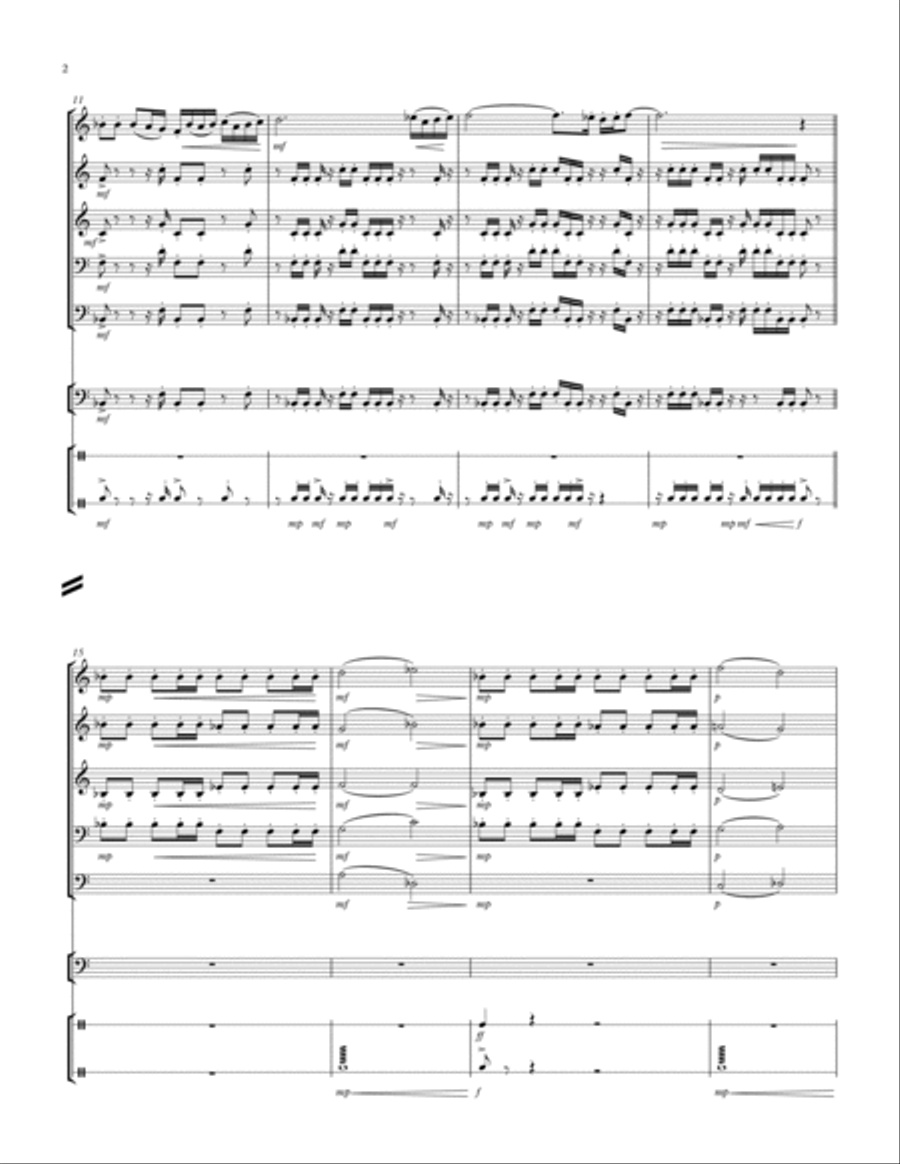 'Round About 'Round About Percussion Ensemble scores gallery preview page 2