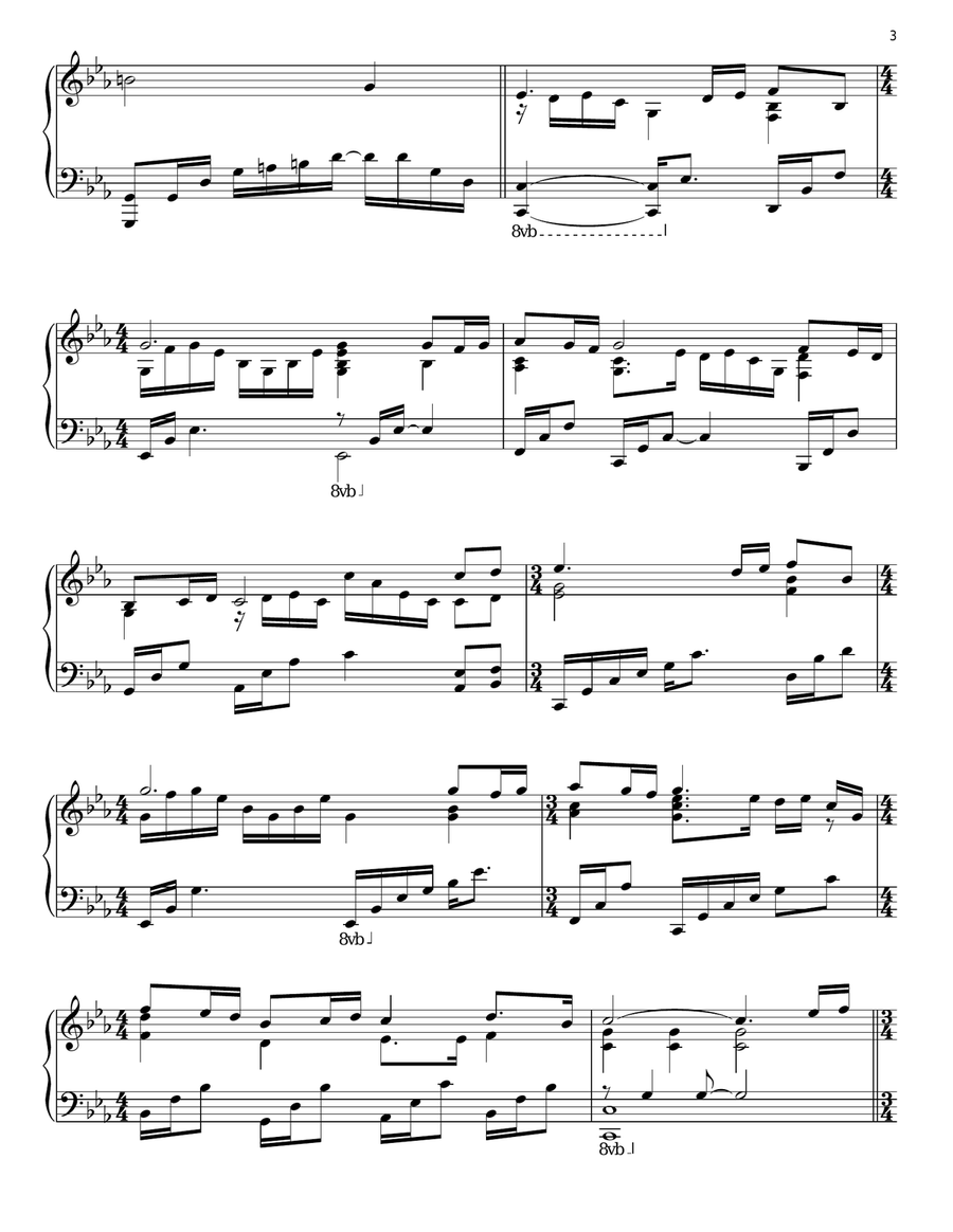 Return With Honor Return With Honor Piano Solo scores gallery preview page 3