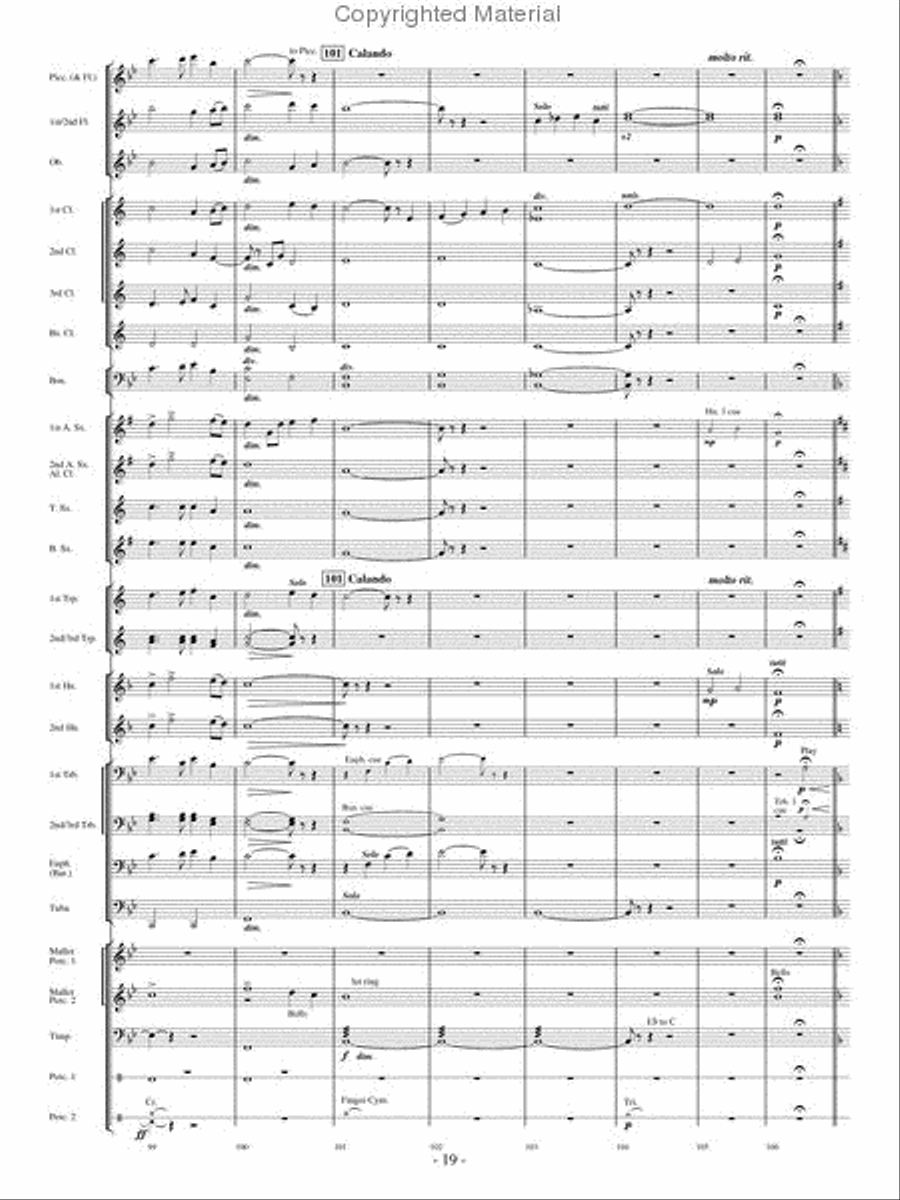 High Country Celebration High Country Celebration Concert Band scores gallery preview page 18