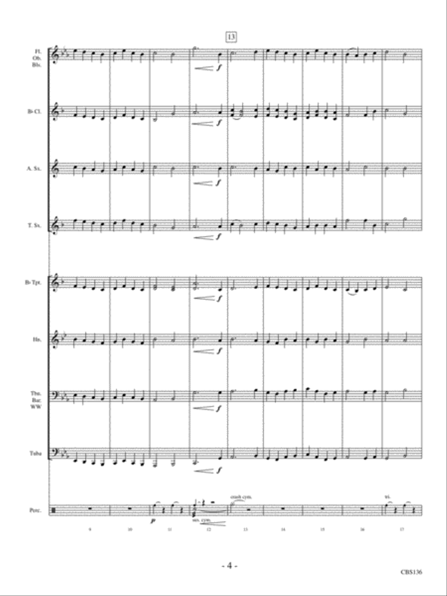 River Rhapsody Concert Band scores gallery preview page 4