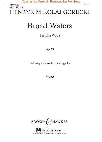 Broad Waters, Op. 39