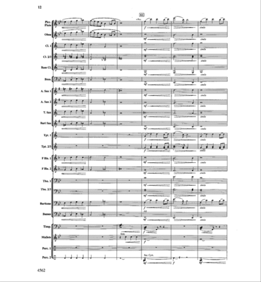 Antecedium Antecedium Concert Band scores gallery preview page 13