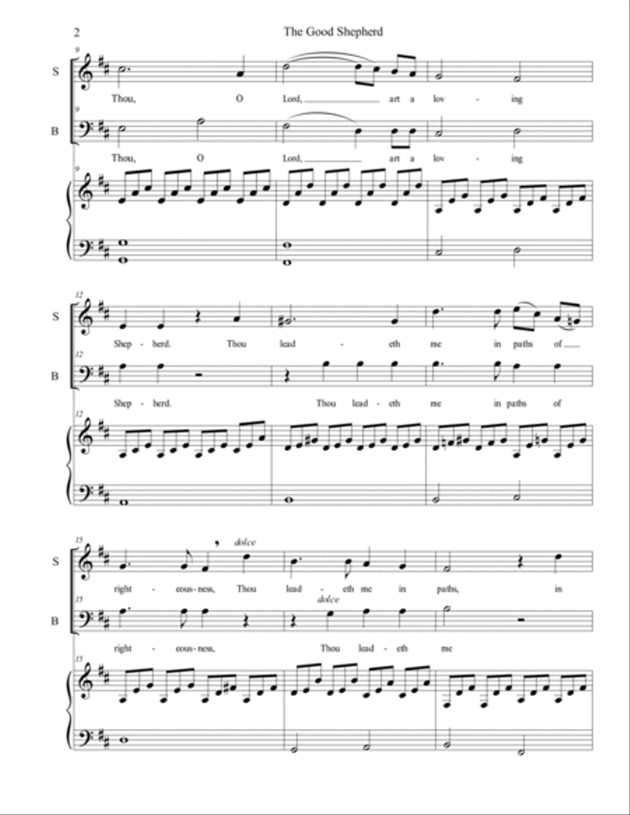 The Good Shepherd (SB) 2-Part scores gallery preview page 2