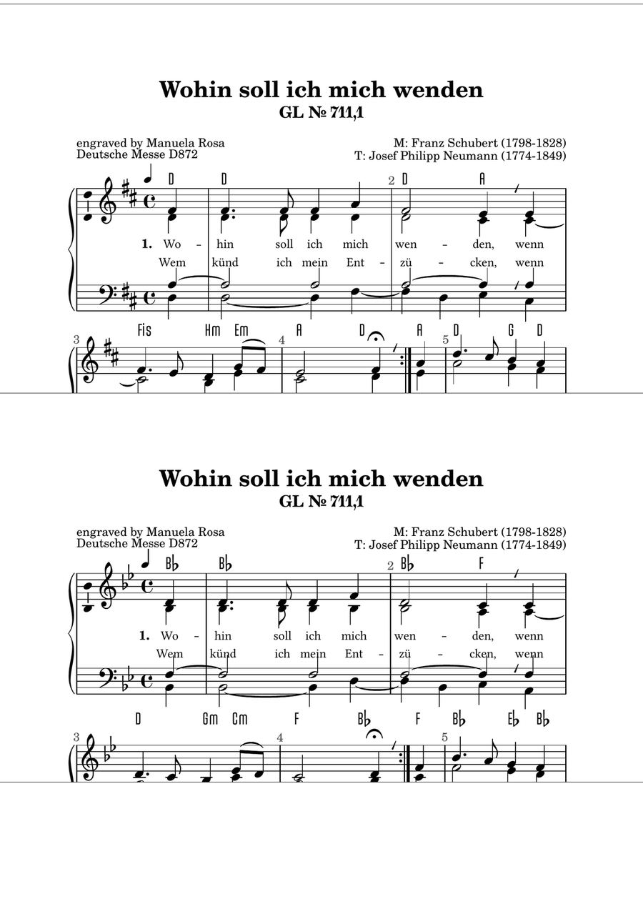 Wohin soll ich mich wenden (Gotteslob 711 Nr. 1) Piano Method scores gallery preview page 2