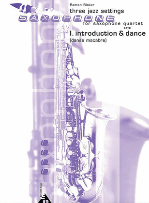 Book cover for Three Jazz Settings -- I. Introduction and Allegro