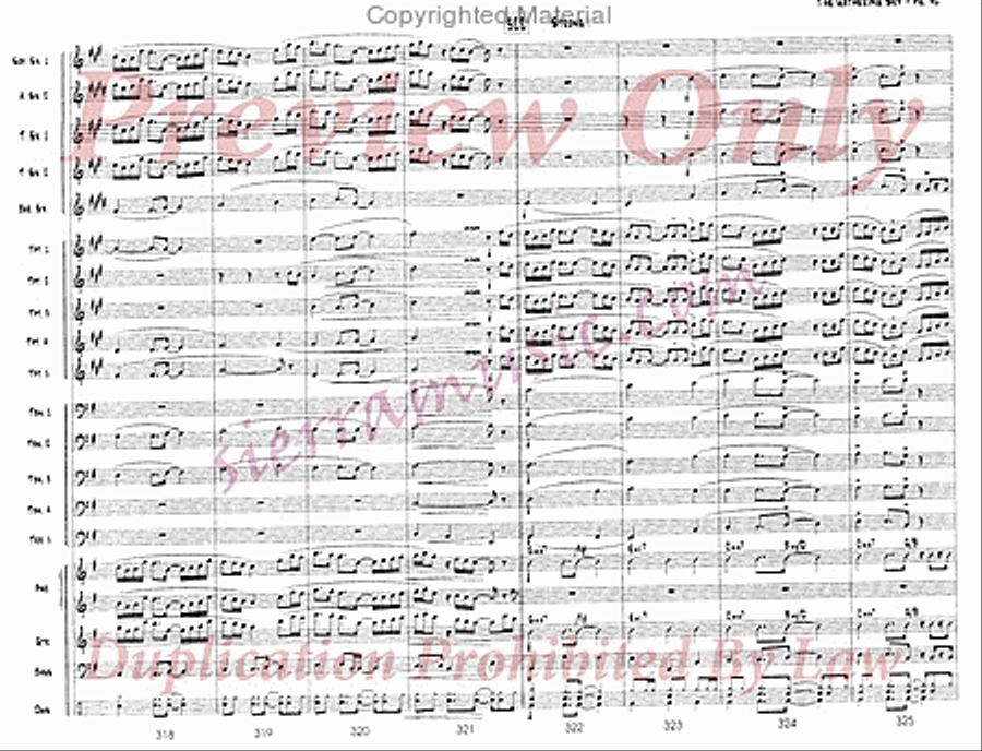 The Gathering Sky Jazz Ensemble scores gallery preview page 42