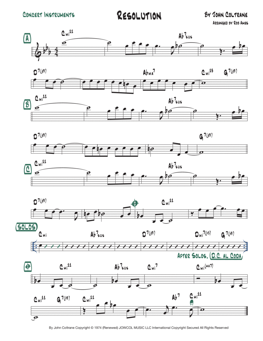 Resolution Voice scores gallery preview page 1