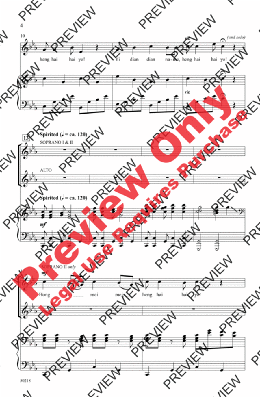 Rainbow Sister Rainbow Sister Women's Choir scores gallery preview page 4
