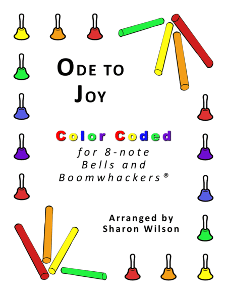 Ode to Joy (for 8-note Bells and Boomwhackers with Color Coded Notes) image number null