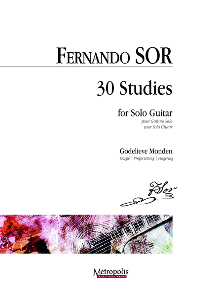 30 Studies for Solo Guitar