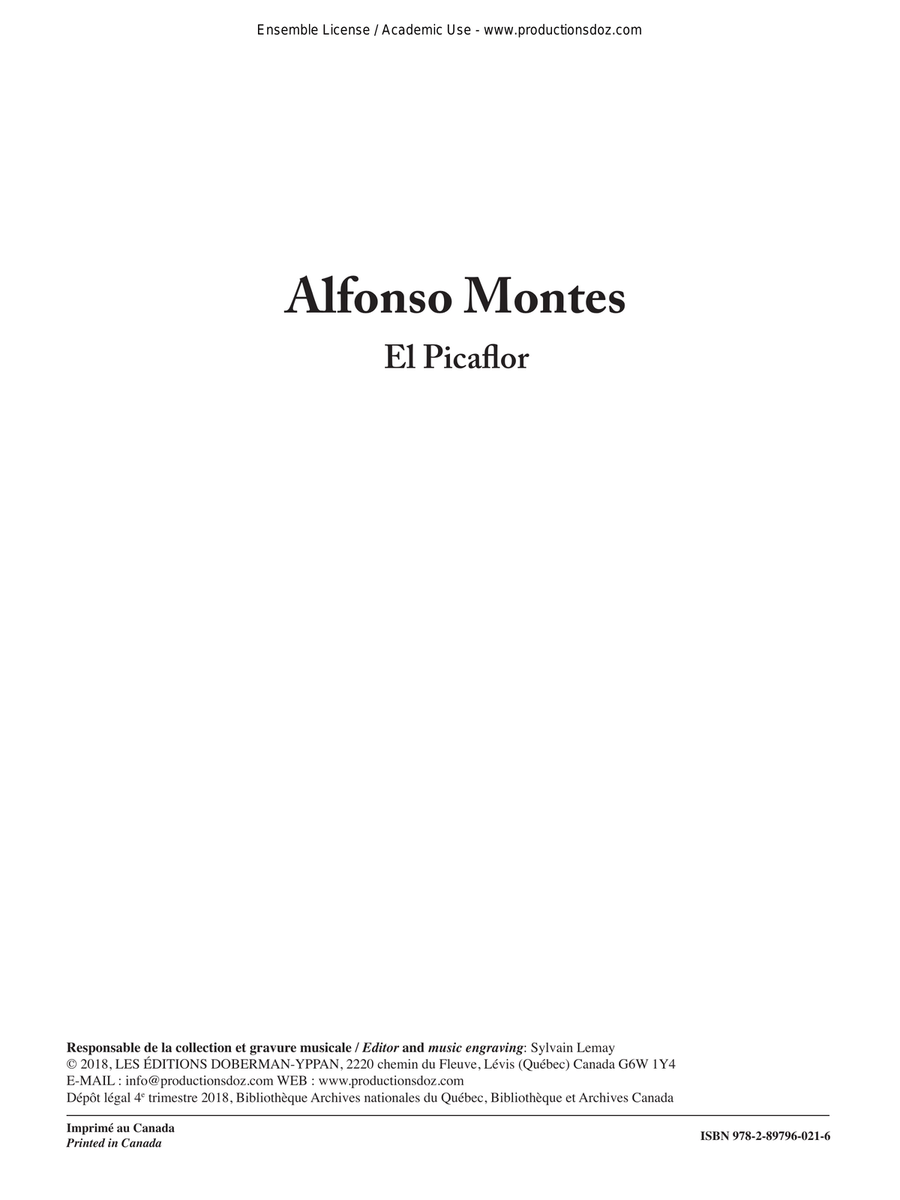 El Picaflor El Picaflor Classical Guitar scores gallery preview page 1